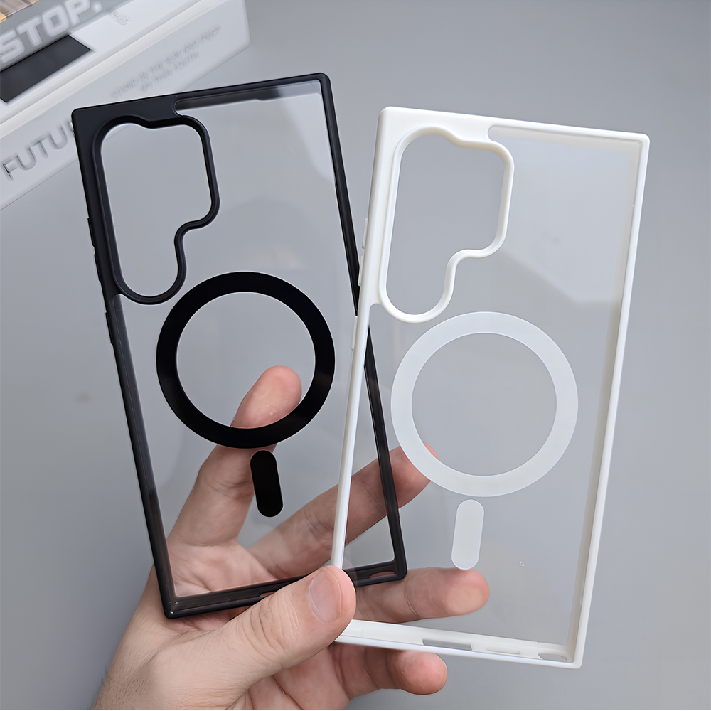 Clear Shockproof Bumper Case - Casing Ponsel Akrilik Bening Mewah untuk