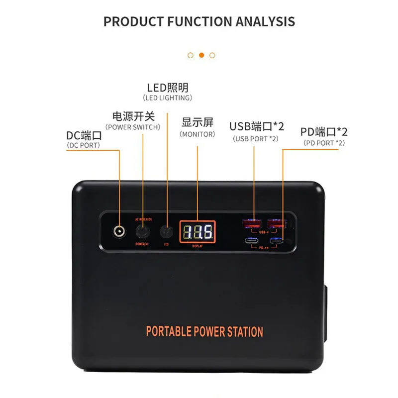 Stasiun Daya Portabel 200W, 22 - Power Banks ulasan dan harga