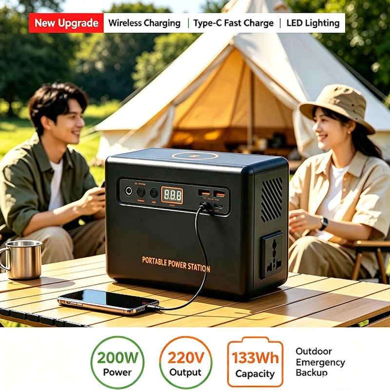 Stasiun Daya Portabel 200W, 22 - Power Banks ulasan dan harga