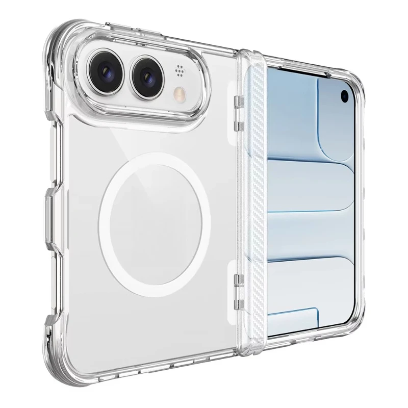 Casing ponsel magnetik keras P - Clear Shockproof Bumper Case ulasan dan harga