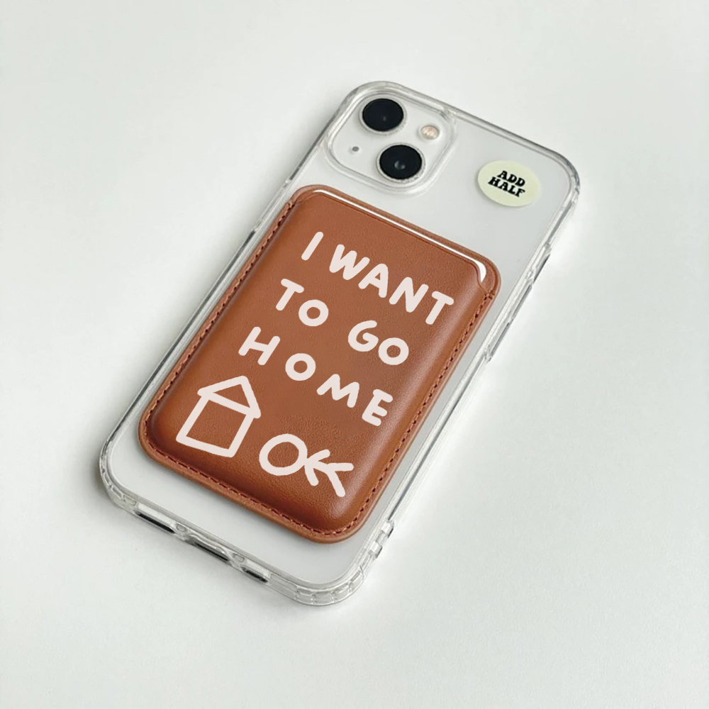 Penutup Dompet Kartu Kulit Tem - Leather Wallet Card Holder Phone Cover ulasan dan harga