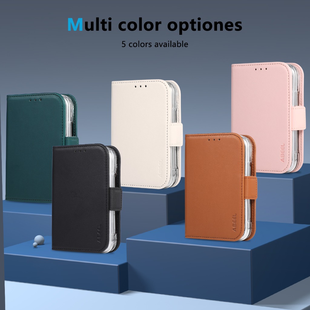 Dompet Kartu dengan Fitur Pemb - Leather Wallet Card Holder Phone Cover ulasan dan harga
