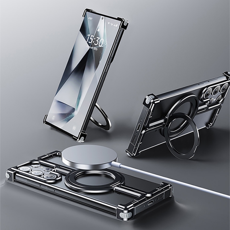 Casing ponsel pemegang magneti - Metal Bumper Aluminum Frame Case ulasan dan harga