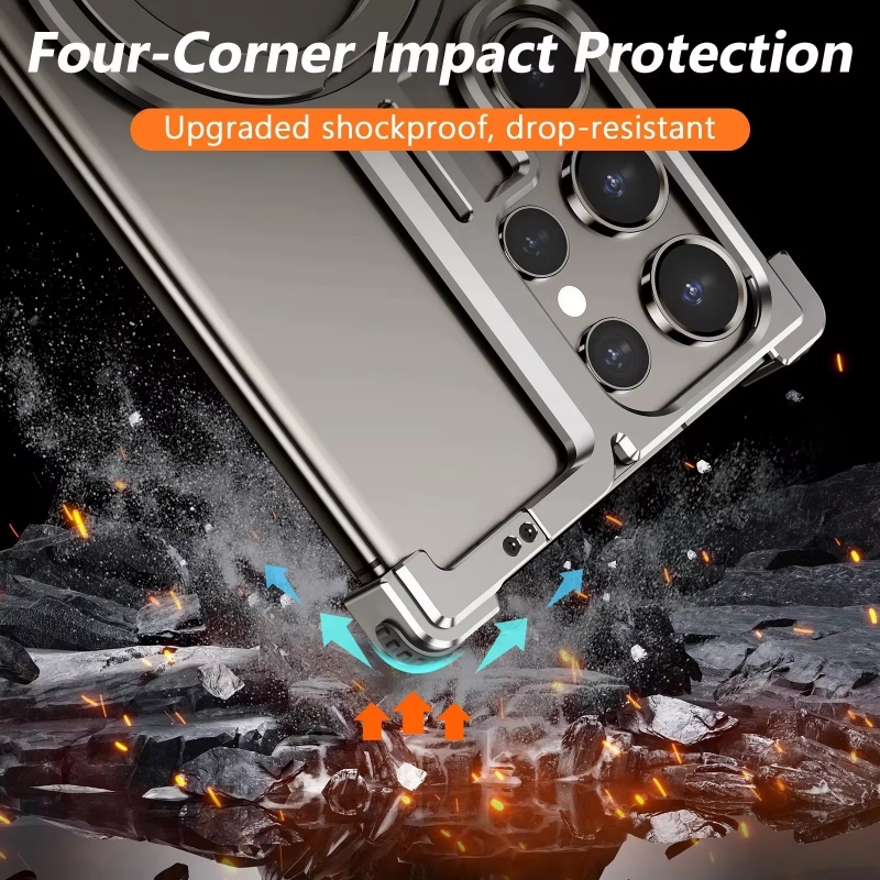 Casing ponsel pemegang magneti - Metal Bumper Aluminum Frame Case ulasan dan harga